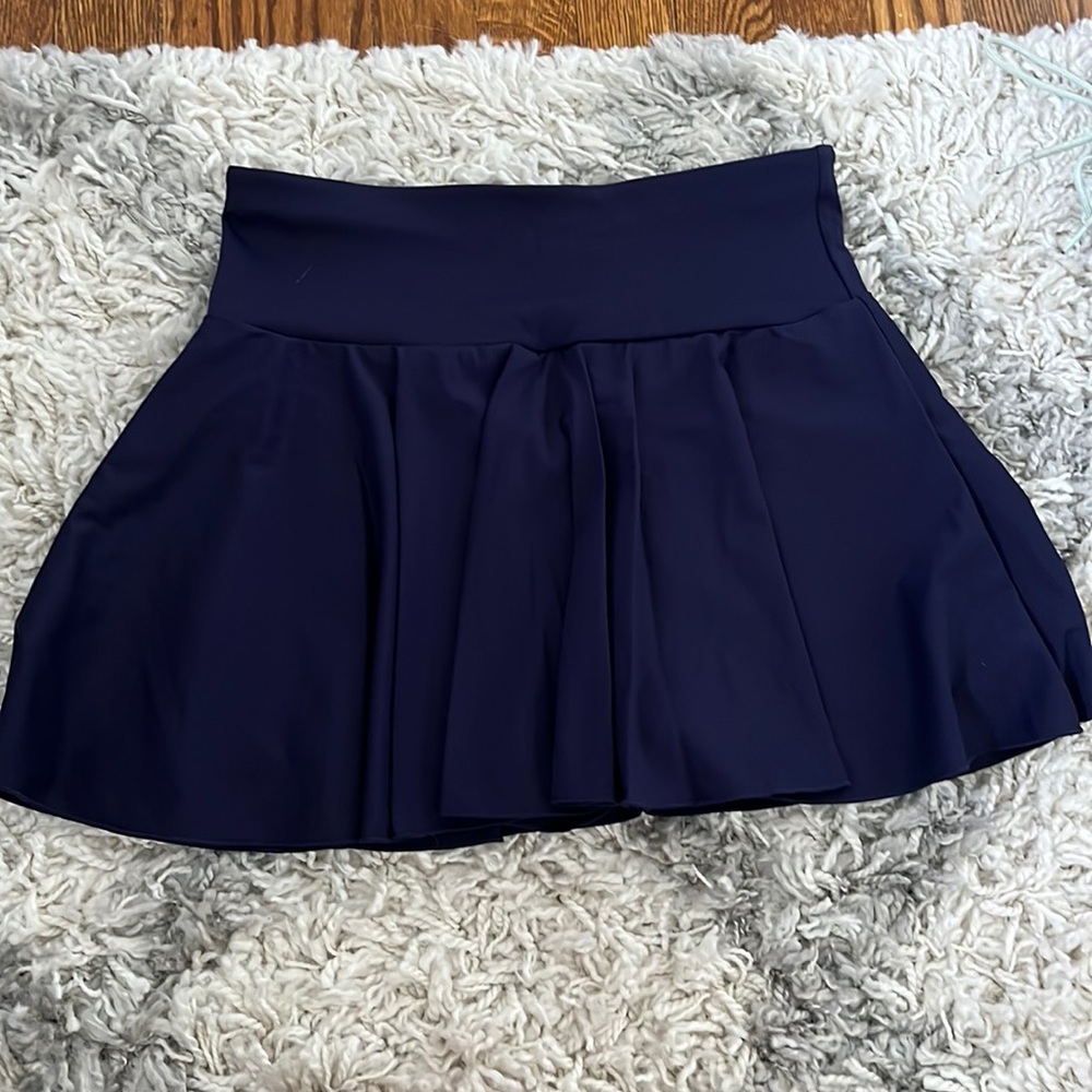 navy tennis skort